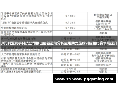 迪玛利亚携手科技公司推出创新运动分析应用助力足球训练和比赛表现提升